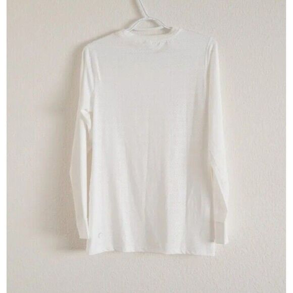 Zyia Chill Longsleeve Mesh Running Shirt in White Size M - Picture 8 of 11